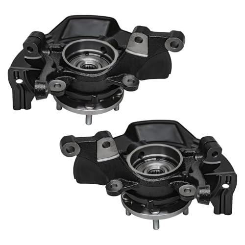 Detroit Axle - Front Steering Knuckles & Wheel Hub Bearings Struts with Coil Springs Replacement for 2011 Hyundai Sonata 2.4L - size: 4QU47825/ Big strut kit