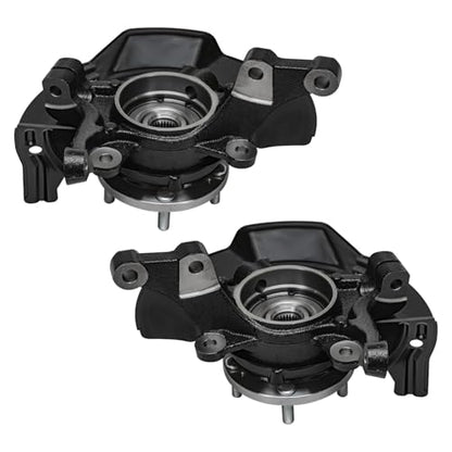 Detroit Axle - Front Steering Knuckles & Wheel Hub Bearings Struts with Coil Springs Rear Shock Absorbers Replacement for 2011 Hyundai Sonata 2.4L - size: 6AQU47826/ strut shock sway kit
