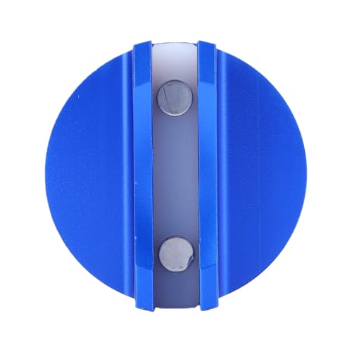 WALFRONT Universal Aluminum Grooved Magnetic Jack Pad 0.47in Slot Opening with Reinforced Nylon Base and 2 Magnets for Vehicle Lifting and Frame Rail Protection