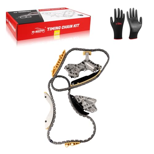 8PCS Engine Timing Chain Kit W/Tensioner & Guide Compatible with Volkswagen 2007-2019 Beetle,2012-2022 Passat,2007-2018 Jetta,2009-2014 Golf 2.5L OE#07K109158B 07K109231A 07K109469G