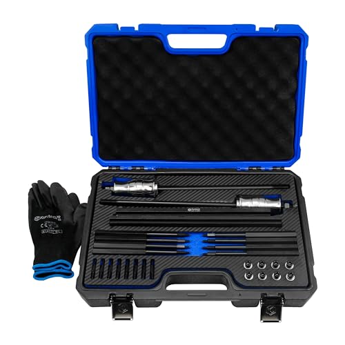 EN-51146 Fuel Injector Disassembly Tool Rail Assembly Replacer Master Kit Compatible with GM Opel, Buick, Vauxhall & MG 1.0L, 1.4L, 1.5T, 1.6L Engines, OEM EN-51146 EN-51146-100 EN-51146-150