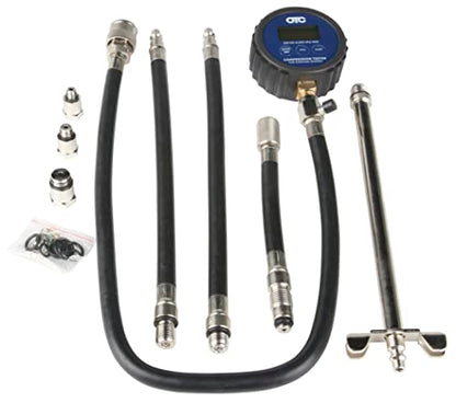 OTC 5605-DG Deluxe Digital Compression Tester Kit with Carrying Case for Gasoline Engines