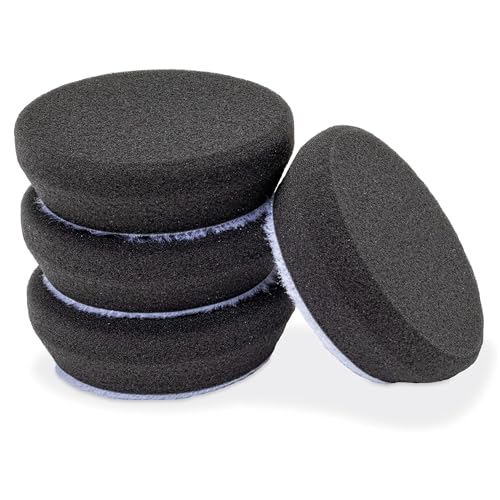 Griot's Garage BOSS 2” Finishing Foam Pads for Car Polishing and Detailing, Buffing Pads for Light Scratch Removal, Auto Wax, and Sealant Application, Set of 4 - size: 2 Inch Pads (Set of 4)