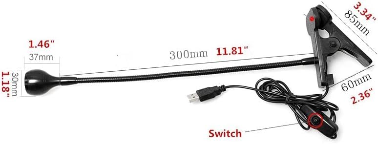 UV LED Lamp, 3W Portable Clamp Desk Lamp for Gel Nails, Mobile Repair, Rose - color: Rose