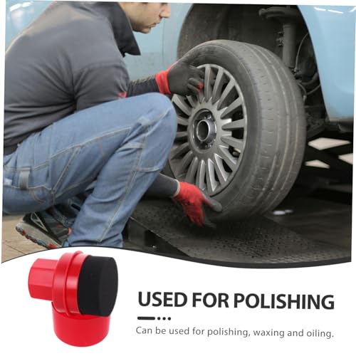 LIFKOME Car Tire Shine Applicator Pad Set High Density Wax Applicator Sponge Handheld Buffing Pads for Auto Detailing Reusable Tire Dressing Brush for Cars
