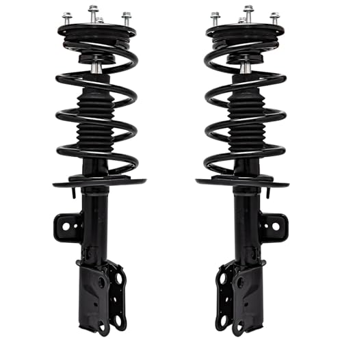 Detroit Axle - 3.5L Front Struts Kit for 2013 2014 2015 2016 2017 2018 | Ford Taurus, 2 Complete Struts with Coil Spring Assembly 2 Sway Bar End Links Replacement Suspension Kit - size: 4QS47421-V1/ sway kit