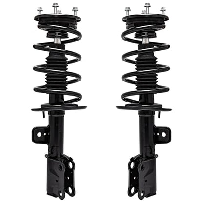Detroit Axle - 3.5L Front Struts Kit for 2013 2014 2015 2016 2017 2018 | Ford Taurus, 2 Complete Struts with Coil Spring Assembly 2 Sway Bar End Links Replacement Suspension Kit - size: 4QS47421-V1/ sway kit