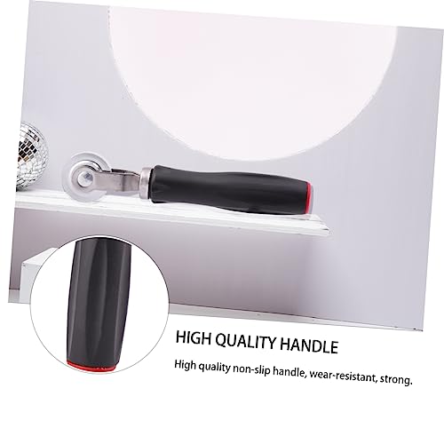 Tire Compaction Roller for Car Repair Black Tire Stitch Wheel High Temperature Resistance Lightweight Portable and Sealing Performance - color: Black