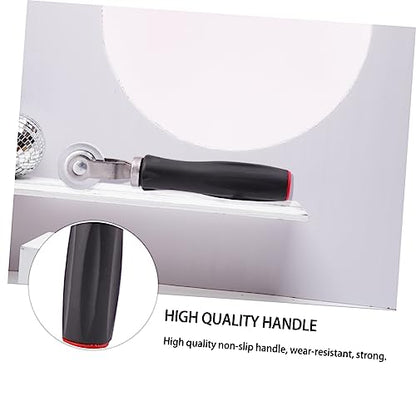 Tire Compaction Roller for Car Repair Black Tire Stitch Wheel High Temperature Resistance Lightweight Portable and Sealing Performance - color: Black