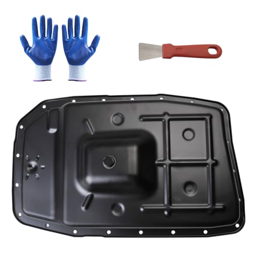 Oil Pan w/Drain Plug, Transmission Oil Pan for Ford F150 2011-2018 | for Ford Expedition/Mustang 2011-2017, for Lincoln Navigator 2011-2017, BR3Z-7A194-A, HC3Z-7A194-A, BR3Z7A194A, 265854 - size: for F150/Expedition/Mustang 2011-2017