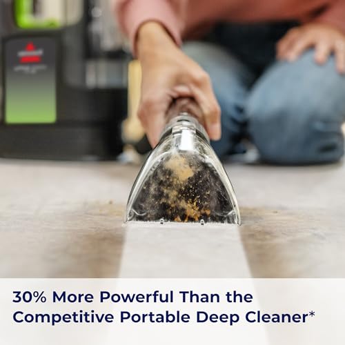 BISSELL Little Green Max Pet Portable Carpet Cleaner, 3860 | Self-Cleaning Tough Stain Tool & Pet Hair Removal Tool; car/auto detailing; deep upholstery cleaning - style: Little Green Max Pet