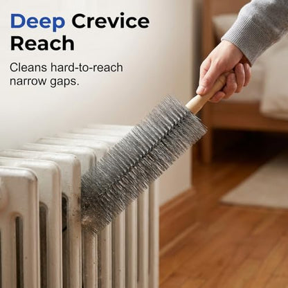 Fan Cleaning Brush, 2026 New Bendable Microfiber Head Dusting Brushes, Reusable Fan Cleaner Brush Dust Remover for Electric Fans, Air Conditioning, Car Vents and Blind - color: Mixed,2pcs, size: 43cm