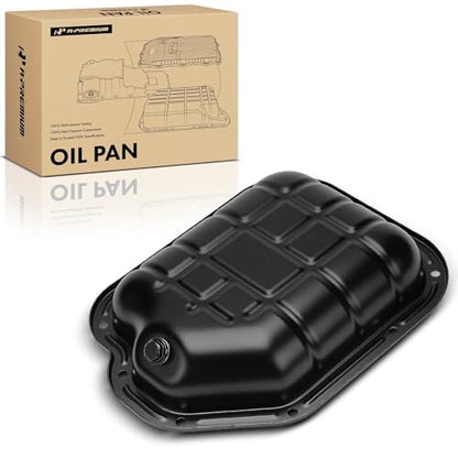 A-Premium Lower Engine Oil Pan Sump with Drain Plug Compatible with Nissan | for Nissan Altima 2002-2006, Maxima 2000-2008, Murano 2003-2007, Quest 2004-2009 & Infiniti I30 2000-2001, I35, 3.0L 3.5L - style: Oil Pan