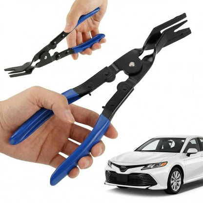 Automotive Panel Clip Pliers - Car Panel Upholstery Trim Clip Removal Tool Plier, Interior Clip Fastener Rivet Push Pin Panel Pliers, Repair Tool for Car Vehicle Dashboard Clip Remover Plier - color: Blue