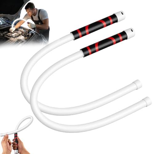 Flexible LED Work Light,27" Bendable LED Flashlight Stick with High Lumen & 3 Brightness Modes,Rechargeable Waterproof Light for Mechanics,Car Repairs, Inspections & Tight Spaces - color: 2pcs