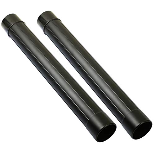 2.5 Inch Vacuum Extension Wands 19" Long for Shop Vac, Rigid, Vacmaster, Workshop & More | 2-Pack Wet or Dry Hose Extension, Compatible with 2 1/2" Vacuum Attachments and Accessories - size: Wands 2-Pack