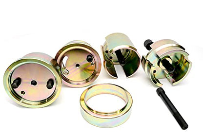 Ferrum Tools Front and Rear Crankshaft Seal Remover and Installer Set Compatible with Isuzu 4HF1 4HG1 6HH1 6HK1 2003 2009 Chevrolet Kodiak and GMC TopKick 7800 Heavy Duty Diesel J-41221-A