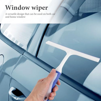 2pcs Car Window Squeegees Lightweight Efficient Windshield Cleaner for Car and Home Glass Surfaces Gentle Non-Scratch Design Removes Water Spots and Debris Quickly