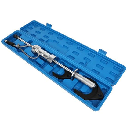 Inner CV Joint Puller Slide Hammer Front Wheel Drive Axle Half Shaft Removal Tool Kit 63mm 48mm CV Joint Fork Adapter Heavy Duty 10 Pounds Slide Hammer