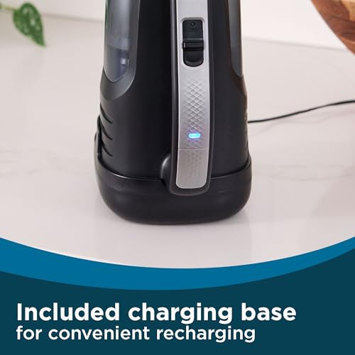 BLACK+DECKER Dustbuster Reveal Handheld Vacuum Cordless, Car Vacuum Portable Cordless, LED Light, Long Run Time, Rechargeable Lightweight Dust Buster, Includes Crevice Tool, Charging Base (HLVD320B42) - style: NEW Reveal with LED Light