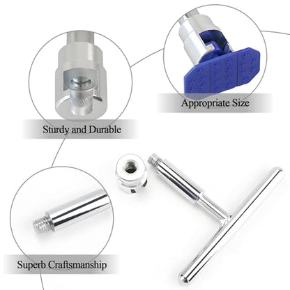 Huli 18 PCS Car Dent Puller Kit, Paintless Dent Repair Tools for Car Body | Dent Remover Kit with T Slide Hammer,Universal Portable Car Tools for Most Cars SUVs