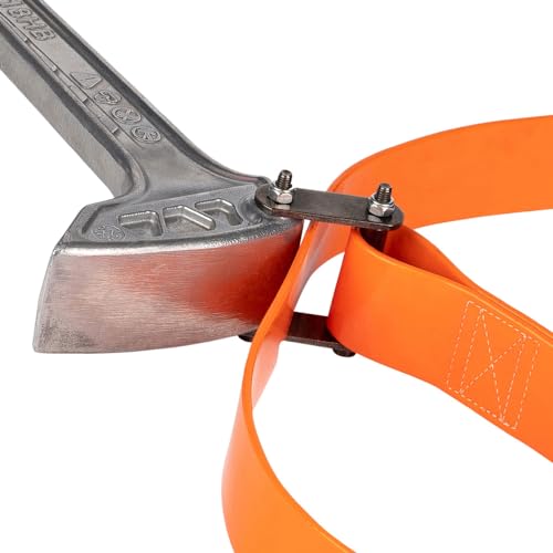 KLEIN TOOLS S18HB Strap Wrench, Adjustable Grip-It Strap Wrench Adjusts 3 to 10-Inch, 18-Inch Handle - size: 18-Inch Handle