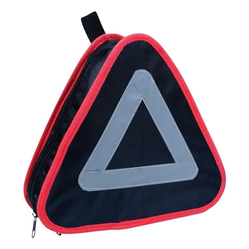 Performance Tool W1557 Roadside Assistance Kit with Jumper Cables, Reflective Triangle, Flashlight, Safety Vest, and More, in Zippered Storage Case - style: 11pc Roadside Emergency Kit