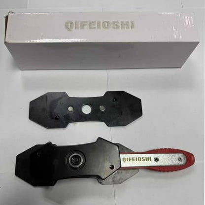 Brake Caliper Compression Tool, 4-in-1 Universal Disc Caliper Tool, 360° Swivel Ratcheting Compressor for Automotive Brake Repair and Installation, Includes 2 Rubber Hooks and Gloves（Red）