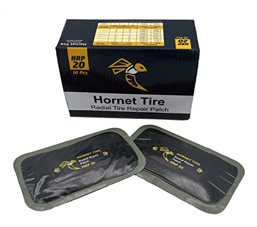 Reinforced Heavy Duty Radial Tire Repair Patches HRP-20 (5"x3") - size: 5"x3"