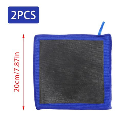2 Pack Clay Towel 7.87 x 7.87 Inch, Microfiber Car Clay Bar Towel for Car Detailing - size: 7.87 x 7.87