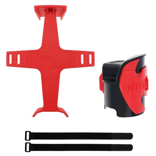 Windance Motorcycle Front Fork Saver with Seal Cleaner Tool,11.2 Inch Fork Support Brace Suspension Guard Protector for Dirt Pit Bike Motocross (Red) - color: Red
