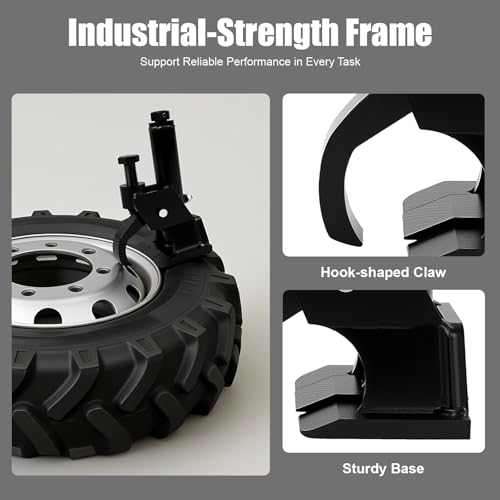 Manual Tire Bead Breaker,Fit for 10-21" Tires, Heavy-Duty Tire Changer Tool,Easy-Operated Portable Tire Bead Removal Repair Tool for ATVs/UTVs,Tractors,Trucks,Cars,RV,Golf Cart,Bus,Motorcycles