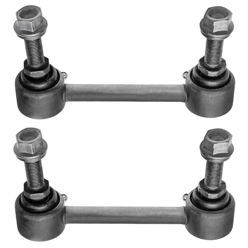Detroit Axle - Rear 4pc Shock Absorbers Kit for 13-18 Ford Fusion, 2 Shock | Absorbers 2 Stabilizer Sway Bar End Links 2013 2014 2015 2016 2017 2018 Replacement - size: 4AS47022/shock kit