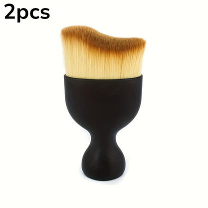 2pcs Car Detailing Brush Set Ultra Soft Bristles Multifunctional Interior Dust Removal Tool for Deep Cleaning Vents Seats