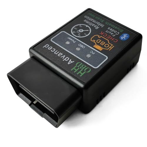 Bluetooth OBD2 Wireless Scanner Diagnostic Tool, Vehicle Code Reader for Car, Scan Tool Reset & Clear Check Car Engine Light, Compatible with iOS & Android & Windows