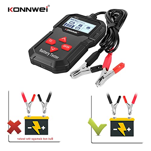 KW210 12V Automotive Car Battery Tester Digital Multi Language Analyzer Tester Tool