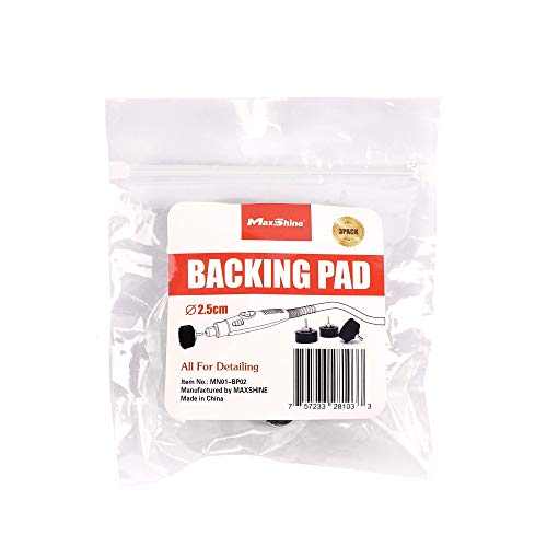 Maxshine 3-Piece MN01 Mini Polisher and the Accessories - Dia: 25mm Backing Pad - size: Dia: 25mm Backing Pad