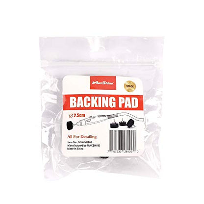 Maxshine 3-Piece MN01 Mini Polisher and the Accessories - Dia: 25mm Backing Pad - size: Dia: 25mm Backing Pad