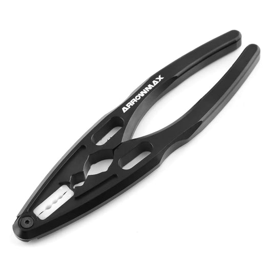 Purple/Black RC Car Tool - 8-in-1 Multipurpose Pliers for Shock Absorber & More, Remote Control Model Car Tool - color: Black No Logo