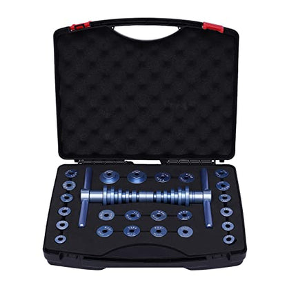 Bicycle Bearing Press Tool Kit,Bicycle Bearing Press Set, Professional Turning Point for Wheels Hub Universal Cycle Bearing Press Set with Carrying Case