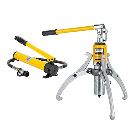 NEWTRY 10 Ton Hydraulic Puller & CP-180 Manual Hydraulic Hand Pump