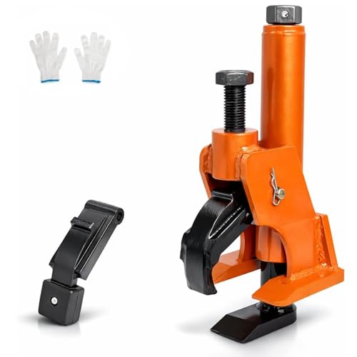 Manual Tire Bead Breaker Tool for Tire Removal, 38"-42" Tire Removal Tool Manual Tire Changer Machine Tire Changing Tool Tire Repair Tools with Replacement for Atvs, Utvs(Orange)