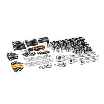 GEARWRENCH 202 Piece SAE/Metric Mechanics Tool Set 1/4", 3/8", & 1/2" Drives | GW72MLCBMTS - style: 202 Piece
