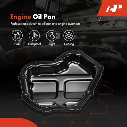 A-Premium Lower Engine Oil Pan Sump with Drain Plug | Compatible with Nissan Juke 2011-2017, Sentra 2017-2019, 1.6L Petrol, Reliable Oil Storage, Perfect Seal