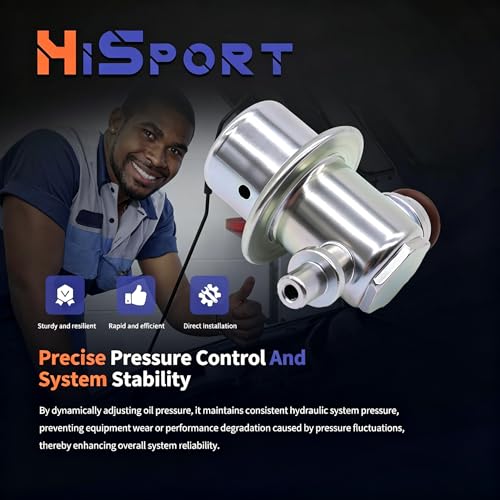HiSport Fuel Injection Pressure Regulator PR4037 Replacement for Lexus SC300 SC400 1998 1999 2000 for Toyota Supra 1998 - size: HSFPRR4037