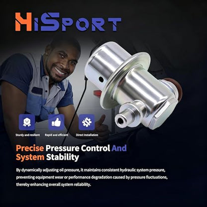 HiSport Fuel Injection Pressure Regulator PR4037 Replacement for Lexus SC300 SC400 1998 1999 2000 for Toyota Supra 1998 - size: HSFPRR4037