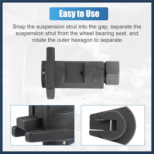 Universal 5.0-11.5mm Suspension Strut Spreader Tool Car Strut Shock Absorber Dismantle Spreader Remover Strut Socket for Audi for VW for BMW for Ford Car Parts Stylish Design