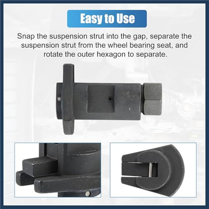 Universal 5.0-11.5mm Suspension Strut Spreader Tool Car Strut Shock Absorber Dismantle Spreader Remover Strut Socket for Audi for VW for BMW for Ford Car Parts Stylish Design