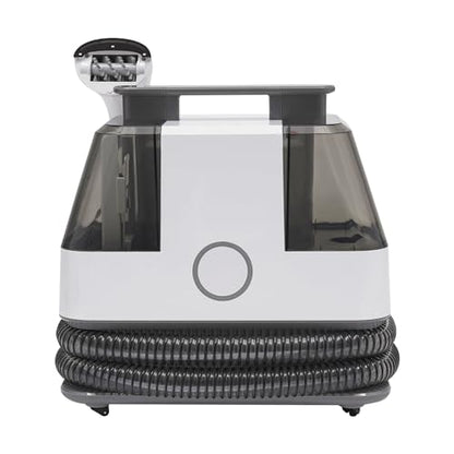 Carpet Cleaner Machine, 450W Portable Carpet Couch Deep Cleaner w/ 2 Cleaning Brushes, Movable Wet Dry Carpet Extractor Handheld Rug Cleaner w/ Self-Cleaning, Pet Stain Remover Pet Hair Cleaning