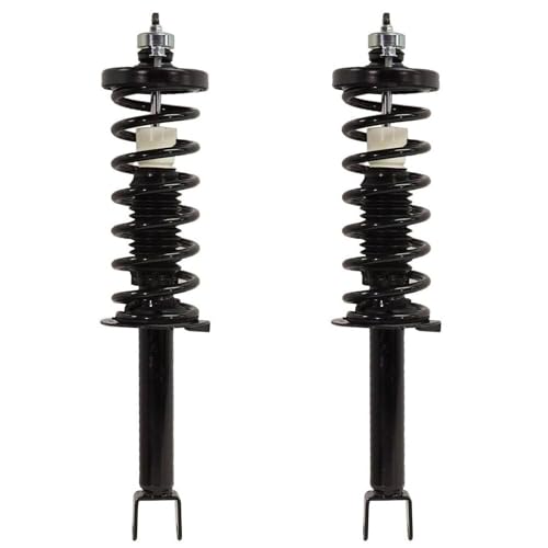 Detroit Axle - 2.4L 4pc Struts for 2013-2017 Honda Accord | 4 Front Rear Complete Struts with Coil Spring Assembly 2013 2014 2015 2016 2017 Replacement Ready Strut Shock - size: 4Q50143/ 4 Struts